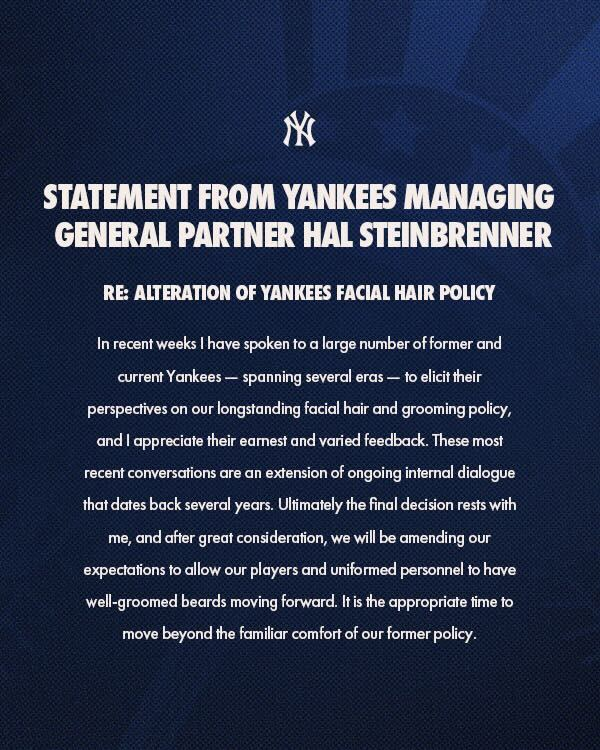 Foto via X @Yankees