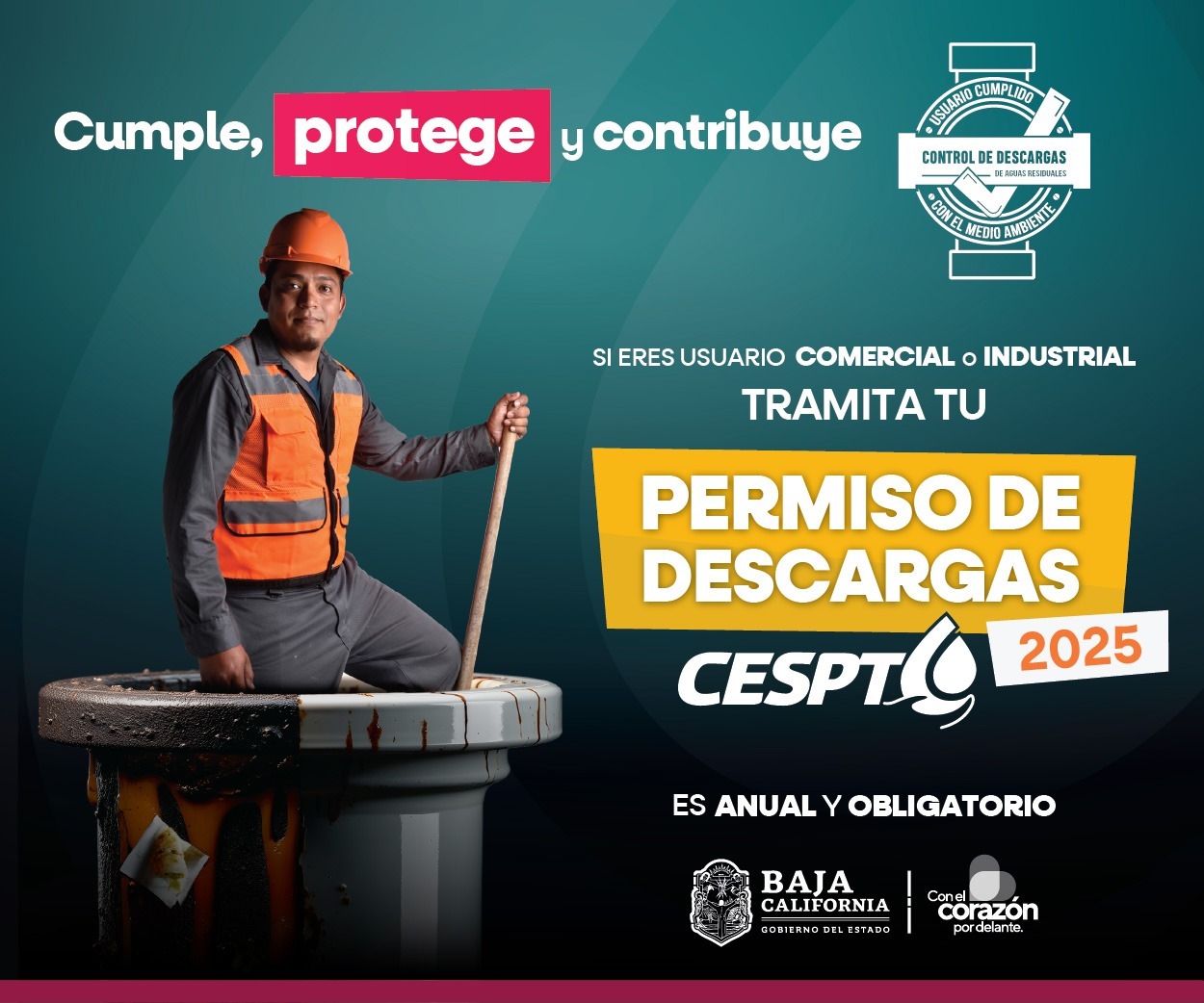 INVITA CESPT A ADHERIRSE AL PROGRAMA DE DESCARGAS DE AGUAS RESIDUALES