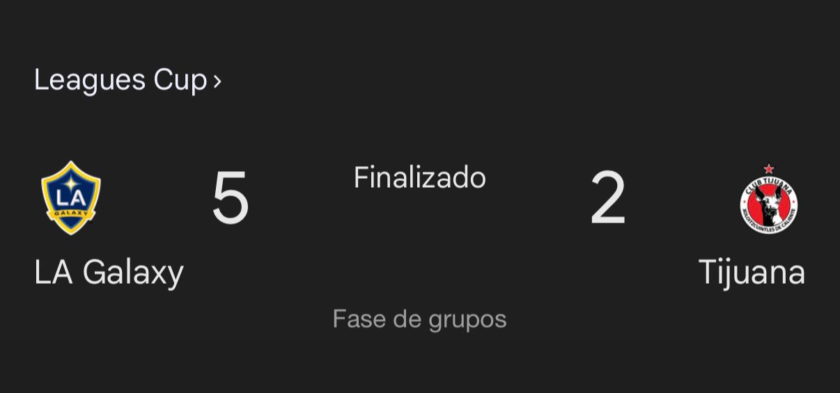 LA GALAXY 5 – 2 CLUB TIJUANA