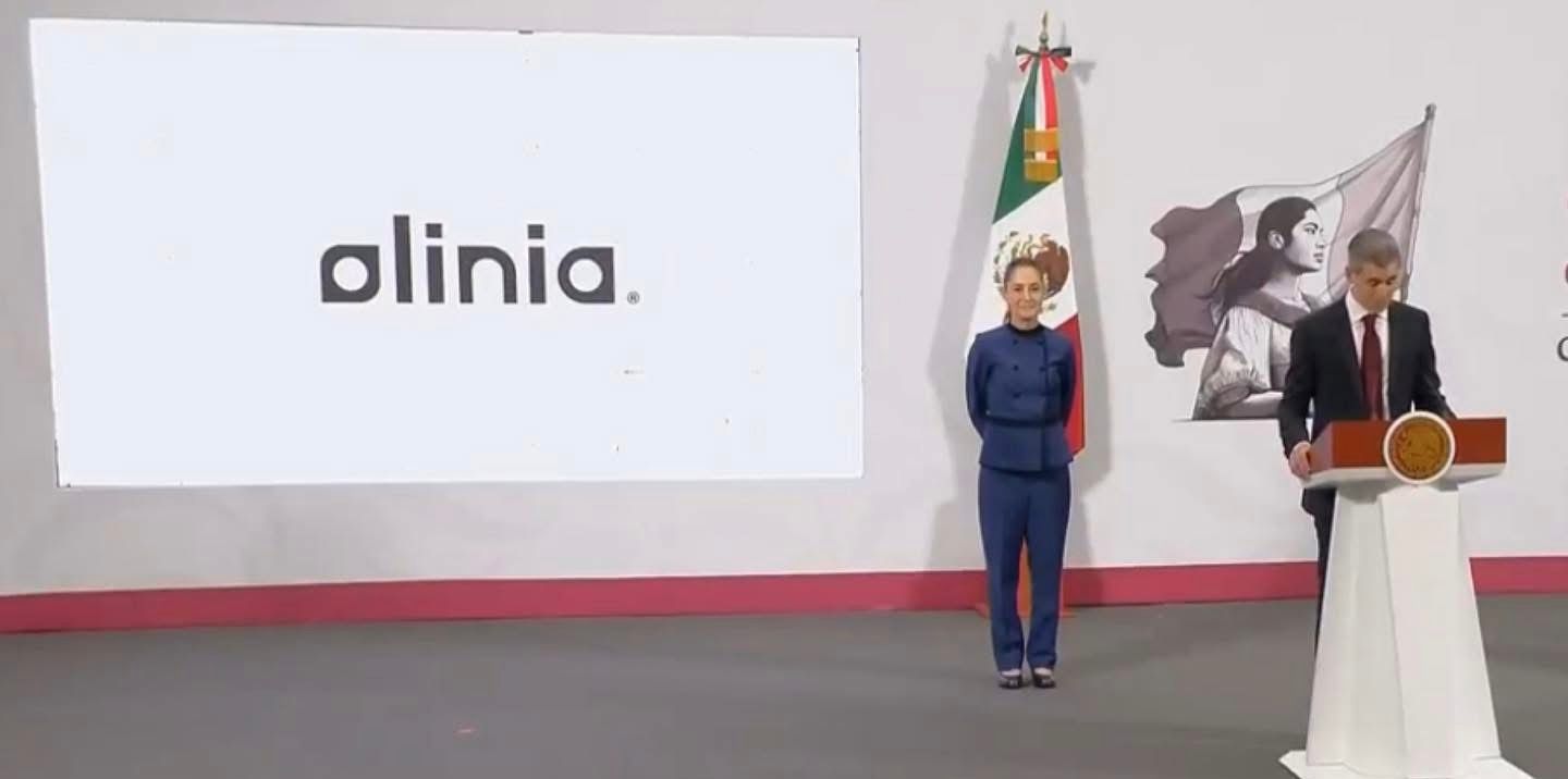 México presenta el logo de olinía, su nuevo auto eléctrico
