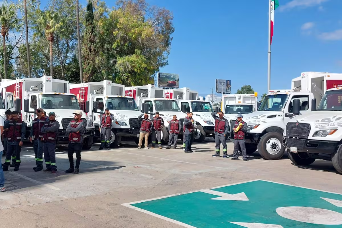 Tijuana amplía su servicio de recolección de basura con 129 nuevos camiones y 325 rutas