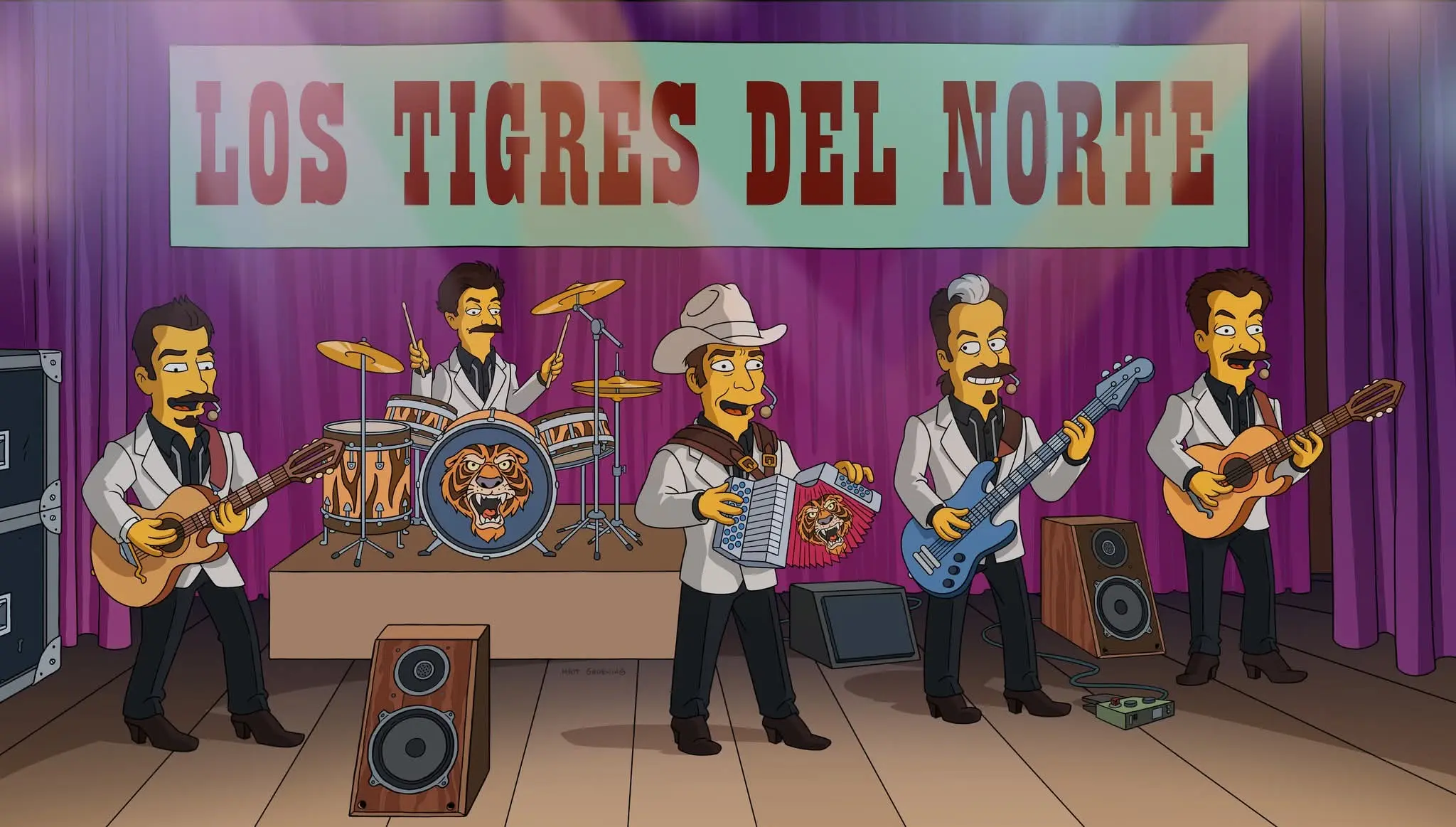 ¡Los Tigres del Norte invaden Springfield! Colaboración épica con Los Simpsons
