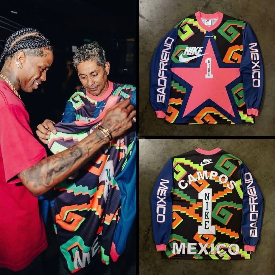 Campos regala jersey especial a Travis Scott y desata furor en redes