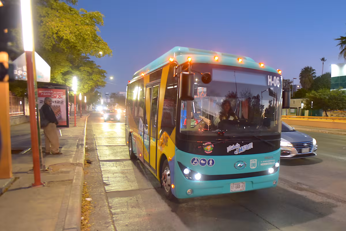 Transporte público de Sonora incorpora medición ambiental con unidades H Bus en Hermosillo