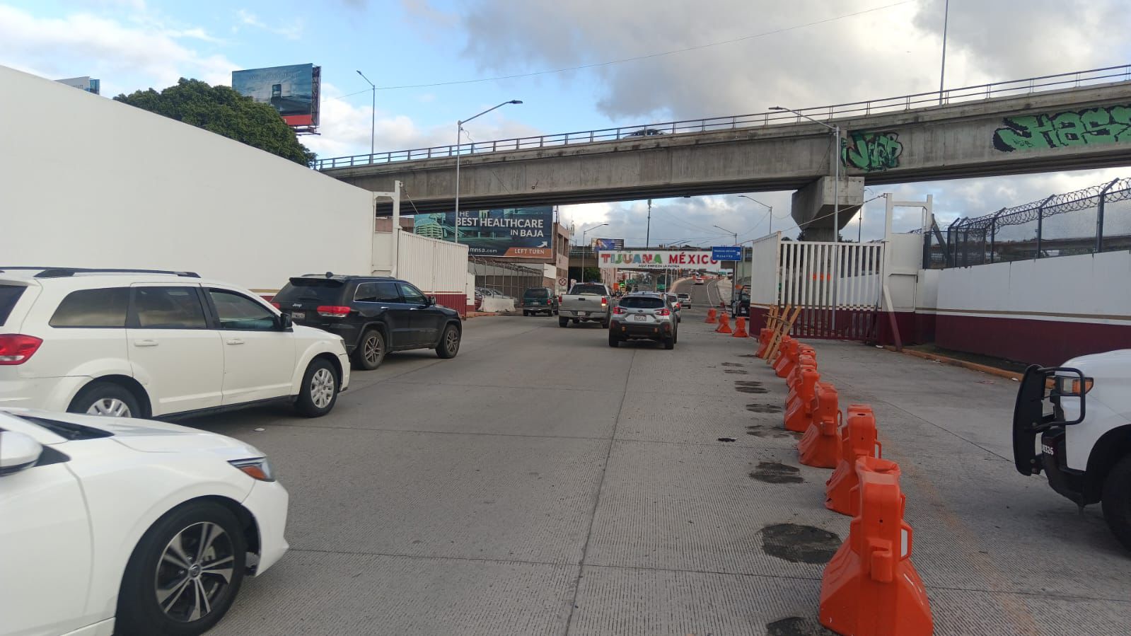 Agilizan cruce vehicular de California a Tijuana tras reubicación de patrullas en El Chaparral
