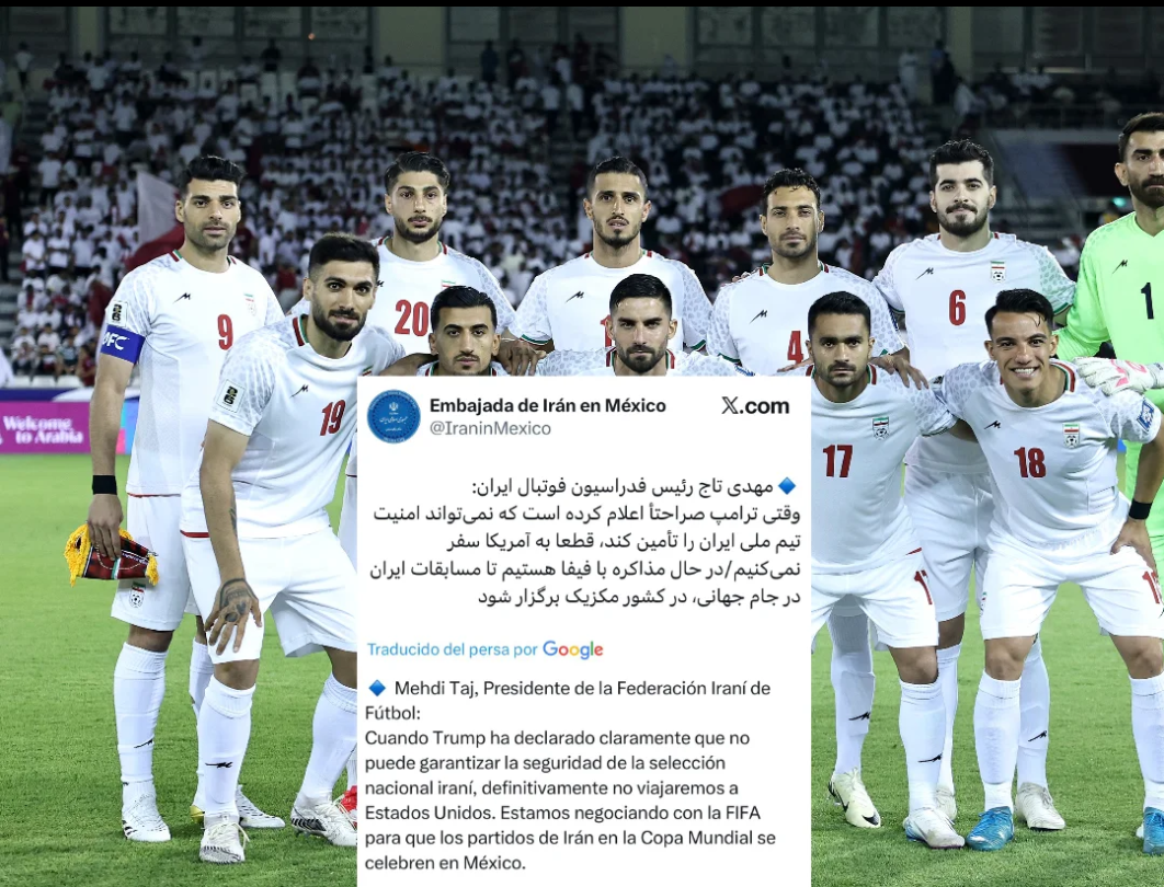 Irán busca jugar en México durante el Mundial 2026