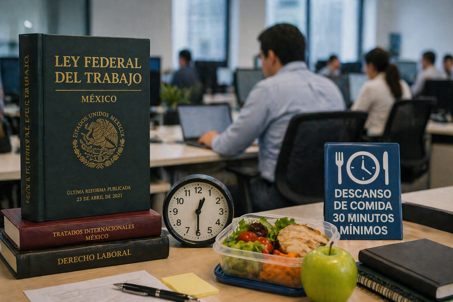 Confirman derecho a descanso para comida en jornada laboral