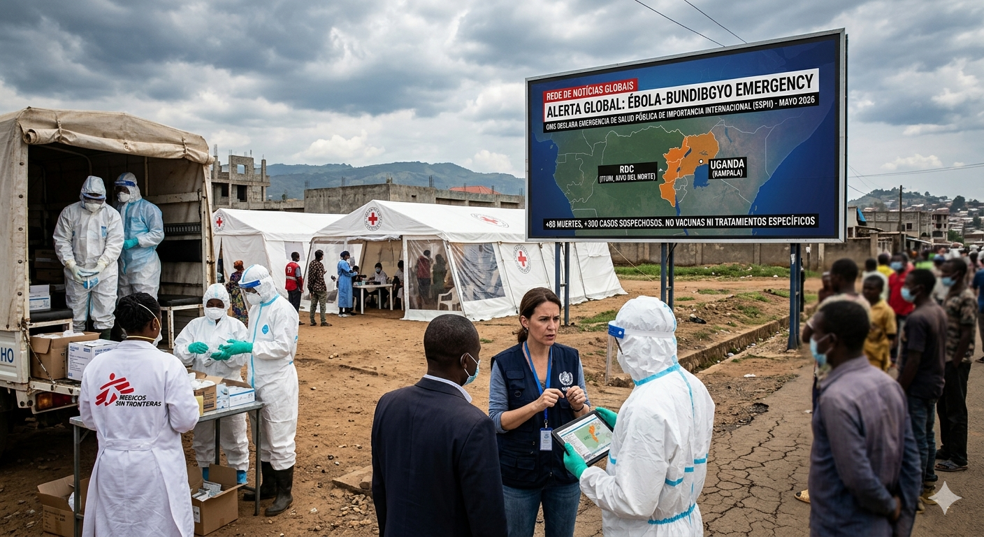 OMS declara emergencia internacional por brote de Ébola Bundibugyo