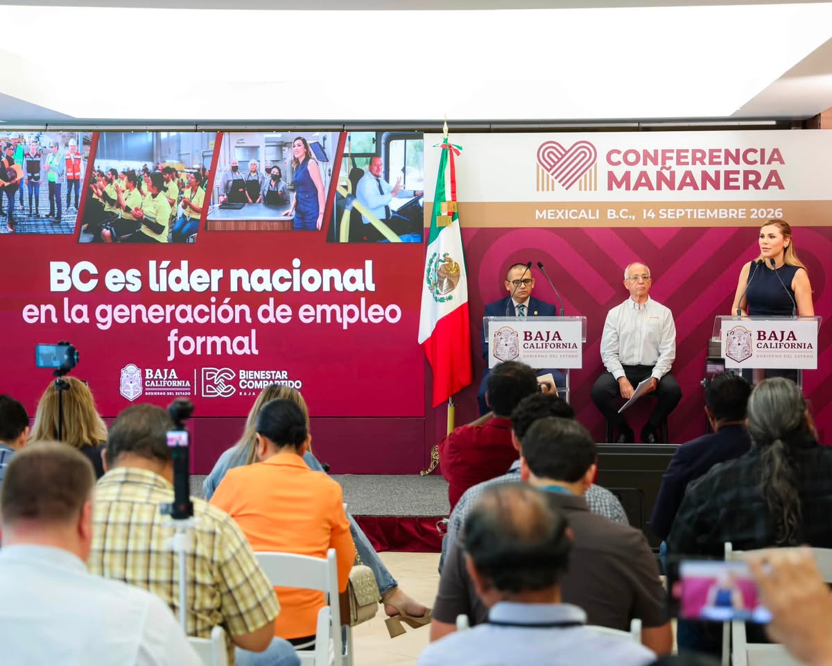 Baja California lidera generación de empleo formal durante 2026