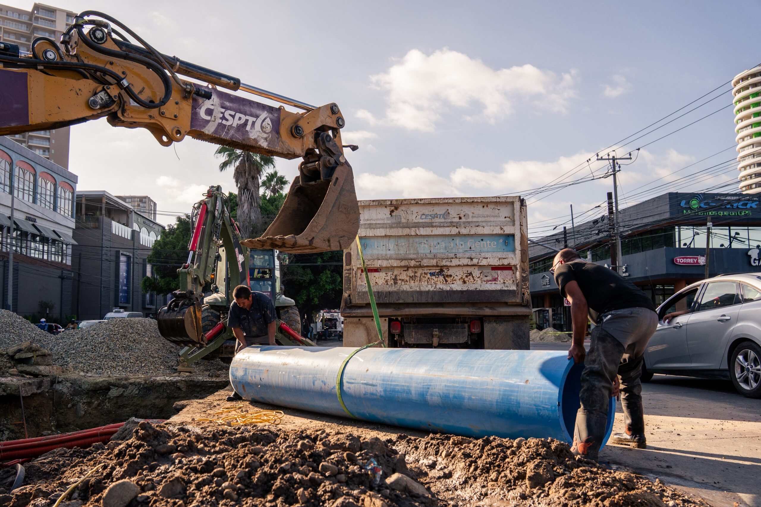 CESPT concluye reparación del acueducto Presa Rodríguez–Morelos