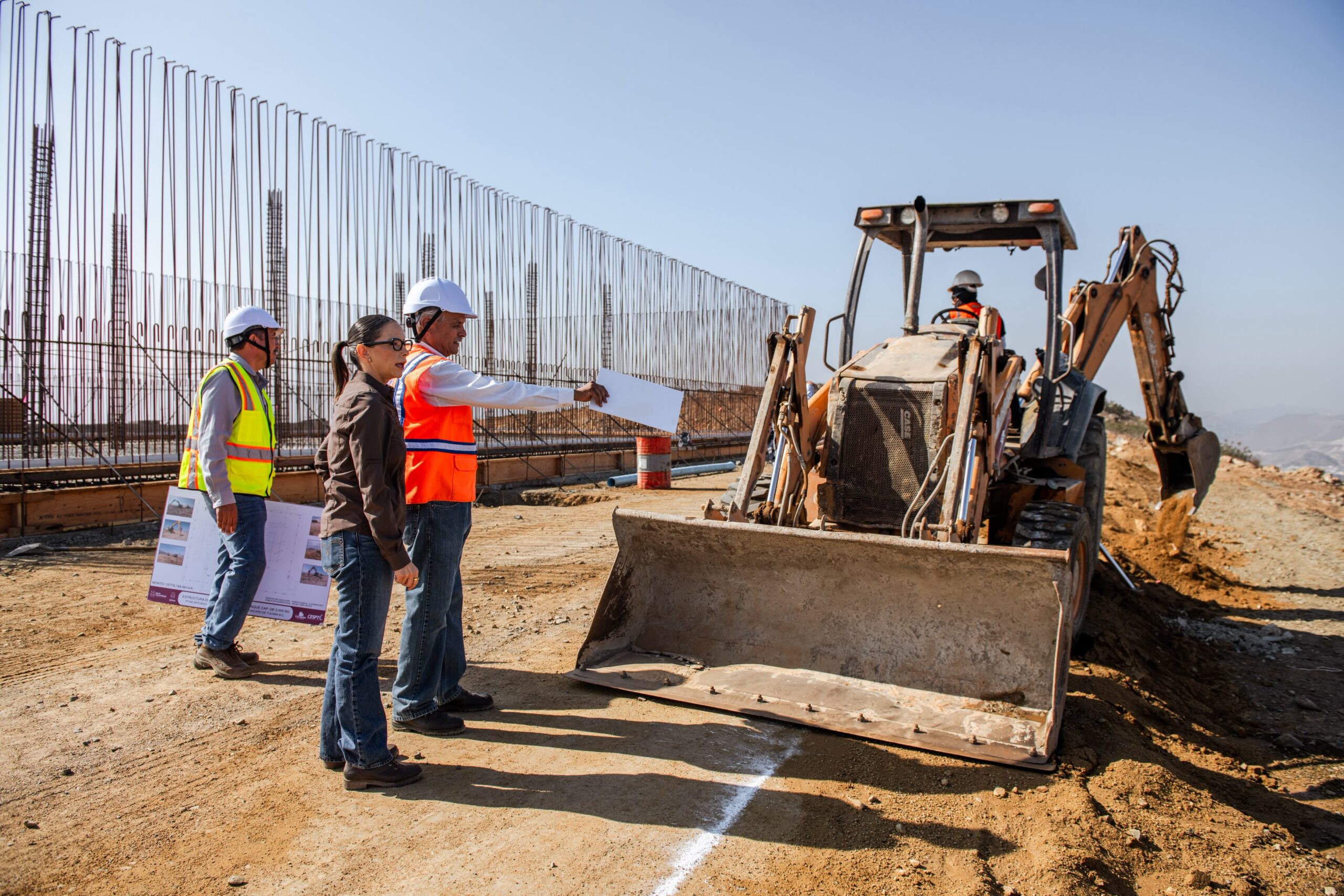 CESPT construye tanque para conducir agua tratada fuera del Río Tijuana